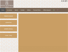 Tablet Screenshot of montrealhotel.it
